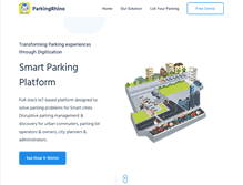 Tablet Screenshot of parkingrhino.com